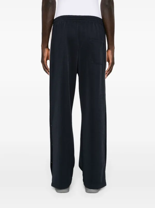 Golden Goose wide-leg Jersey Trousers | Blue | FARFETCH GE