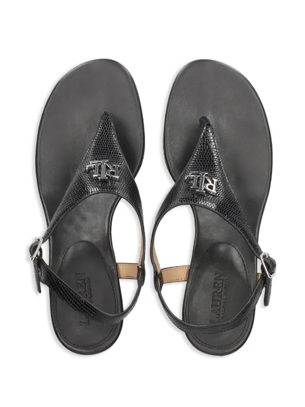 Ralph lauren leather flip flops hotsell