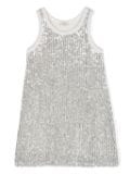 Andorine sequin-embellished dress - Silver