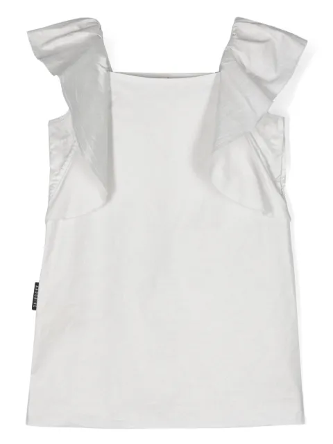 Andorine square-neck ruffle-detail dress 