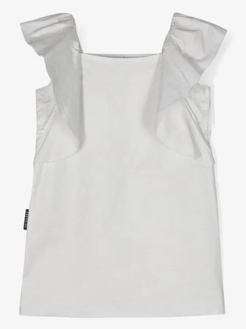 Andorine vestido con cuello cuadrado