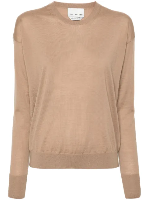 SA SU PHI crew-neck cashmere jumper 