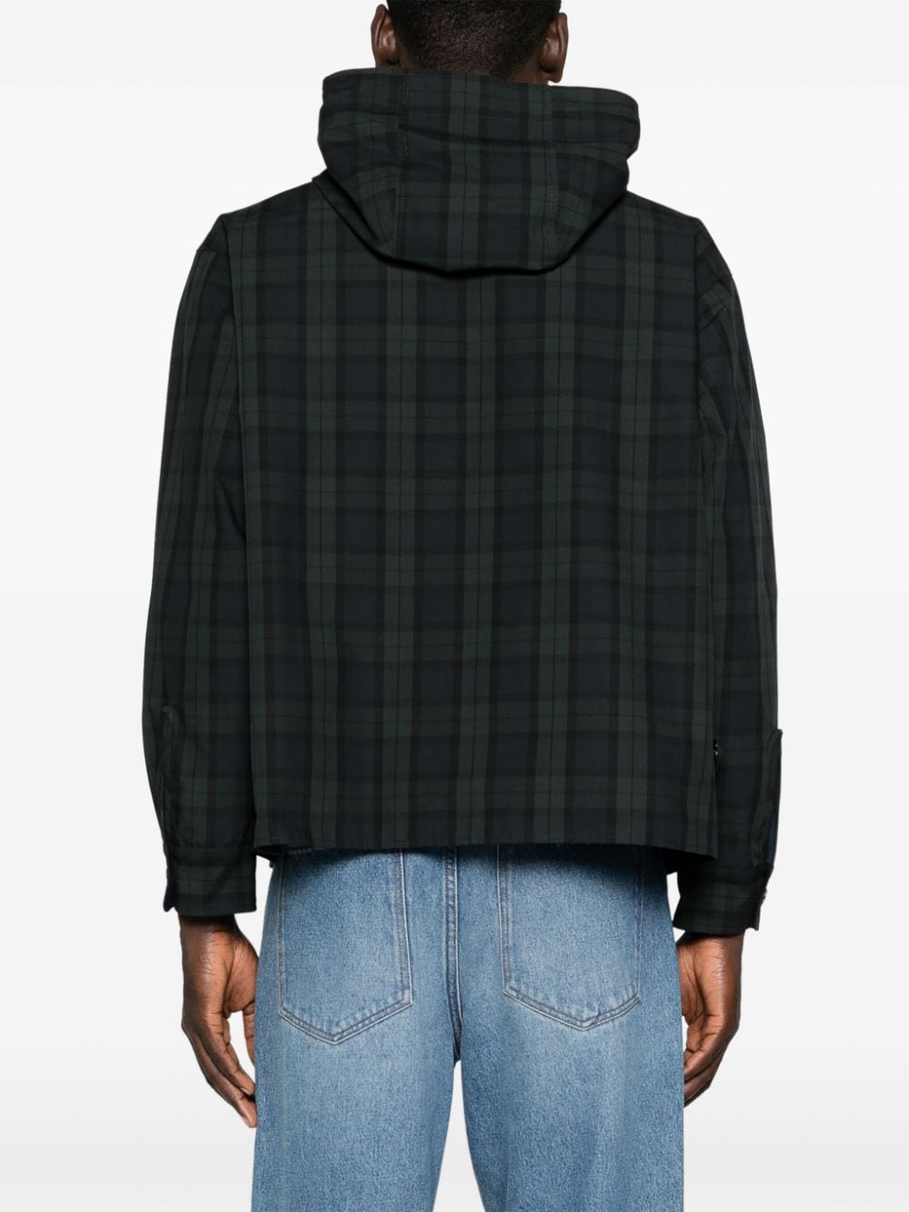 Shop Baracuta Reversible Hooded Jacket In Black