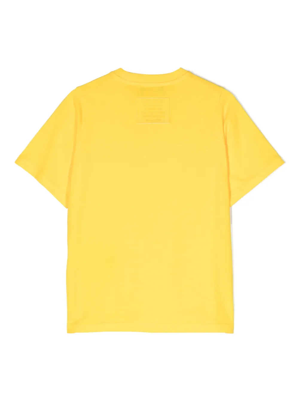 Dsquared2 Kids Katoenen T-shirt met logoprint - Geel