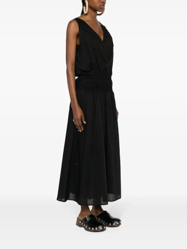 pinko fringe dress One-shoulder mini dress with fringing