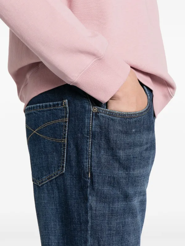 Brunello Cucinelli Solomei テーパードジーンズ | ブルー | FARFETCH JP