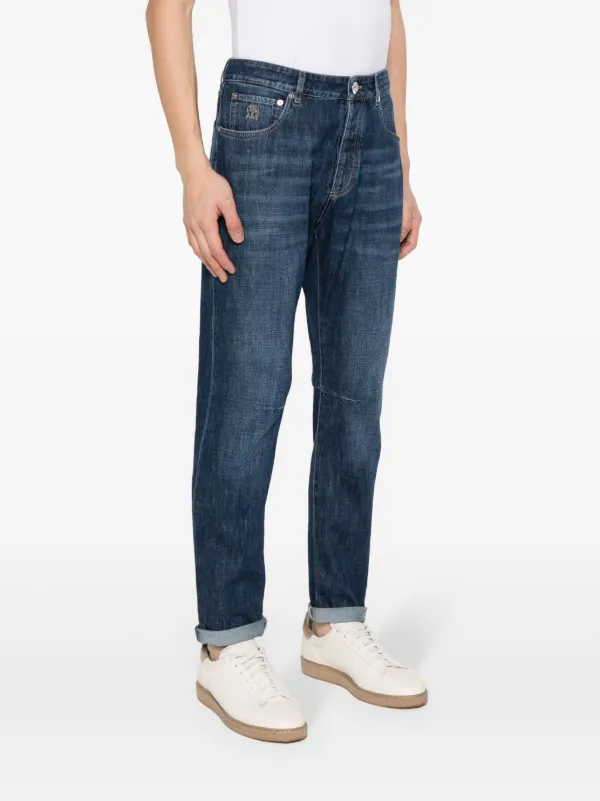 Brunello Cucinelli Solomei テーパードジーンズ | ブルー | FARFETCH JP