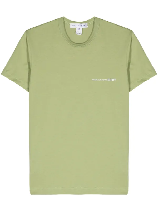 Comme Des Garçons Shirt ロゴ Tシャツ | グリーン | FARFETCH JP