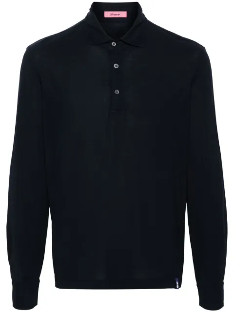 Drumohr playera tipo polo con cuello italiano