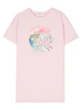 Andorine graphic-print cotton dress - Pink