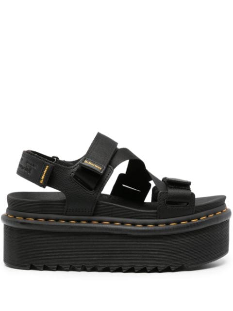 Dr. Martens Kimber touch-strap platform sandals