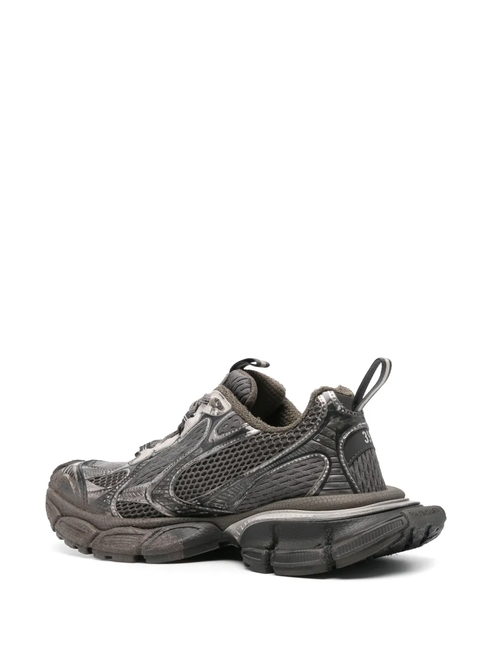 Shop Balenciaga 3xl Worn-out Sneakers In Grey