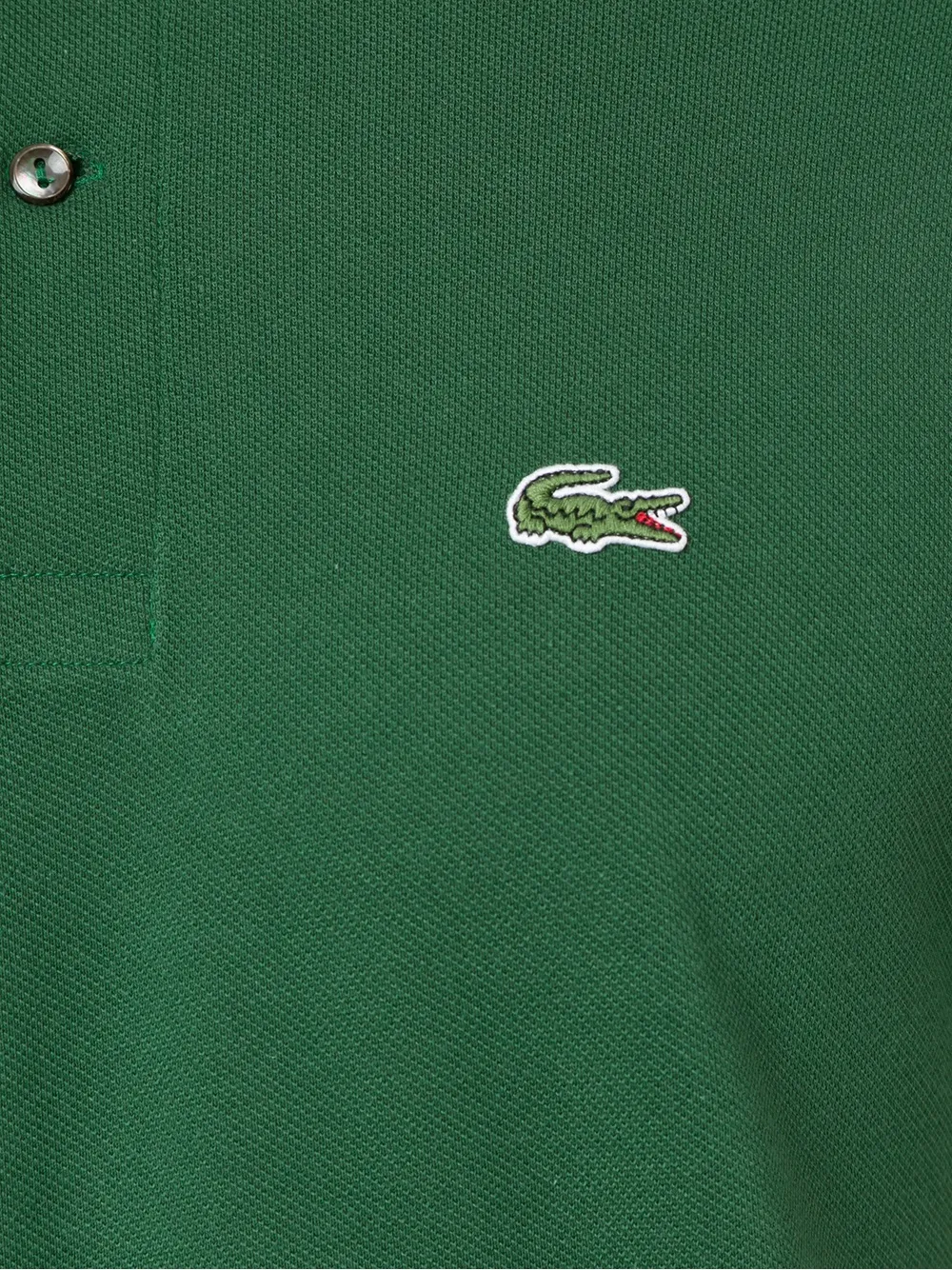 Lacoste Poloshirt met logodetail Groen
