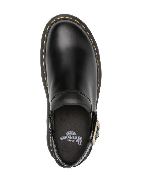 Dr. Martens Jorge II Leather Mules | Black | FARFETCH