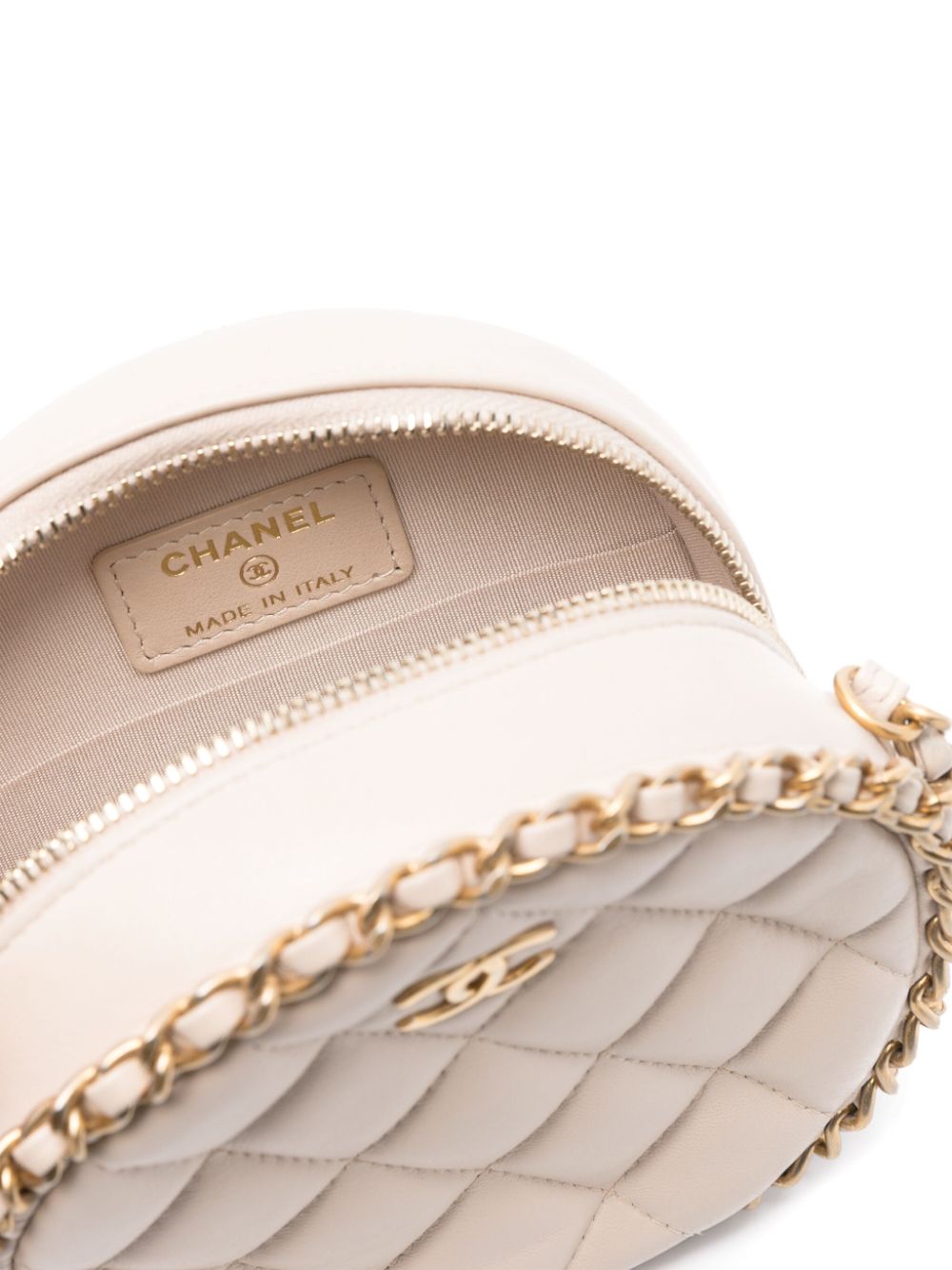 CHANEL Interlocking-CC leather crossbody bag Women