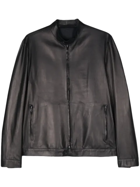 Salvatore Santoro zip-up leather jacket