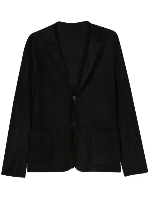 Salvatore Santoro suede leather blazer