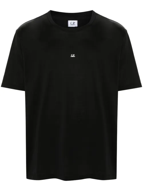 T-shirt en coton à logo imprimé - C.P. Company - Modalova