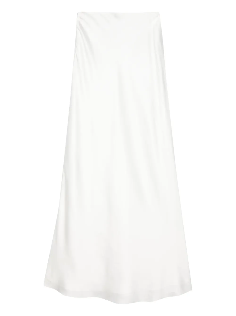 Shop Simkhai Kiri Satin Skirt In White