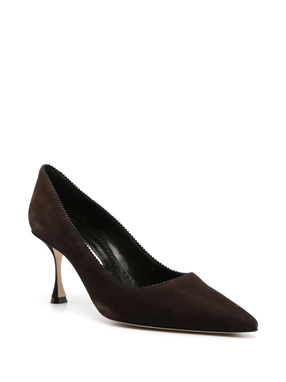 Manolo Blahnik 70 mm Osmaclo pumps - Bruin