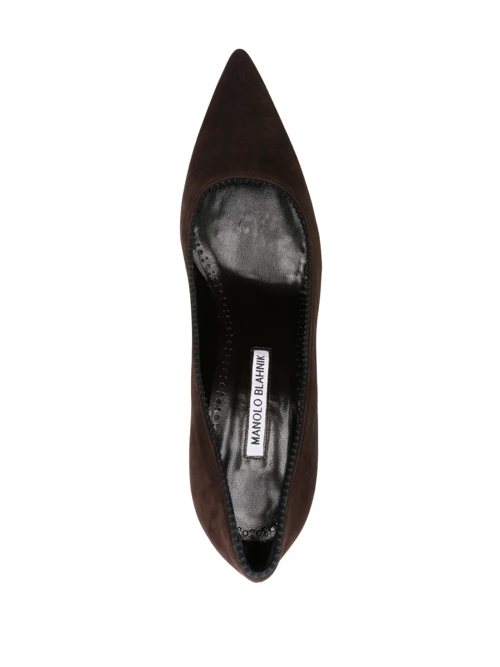 Escarpins Manolo Blahnik Osmaclo En Daim Noir - Taille 38 (US 7.5), Neufs Sans Boîte