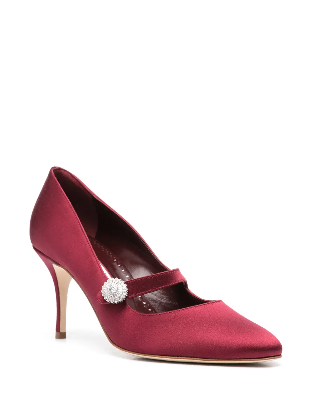 Manolo Blahnik 70mm Marijana pumps - Rood