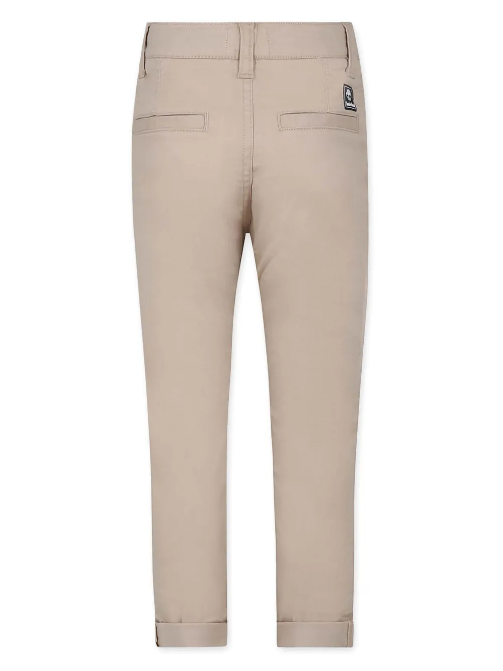 Timberland Kids Skinny broek met omslag Beige