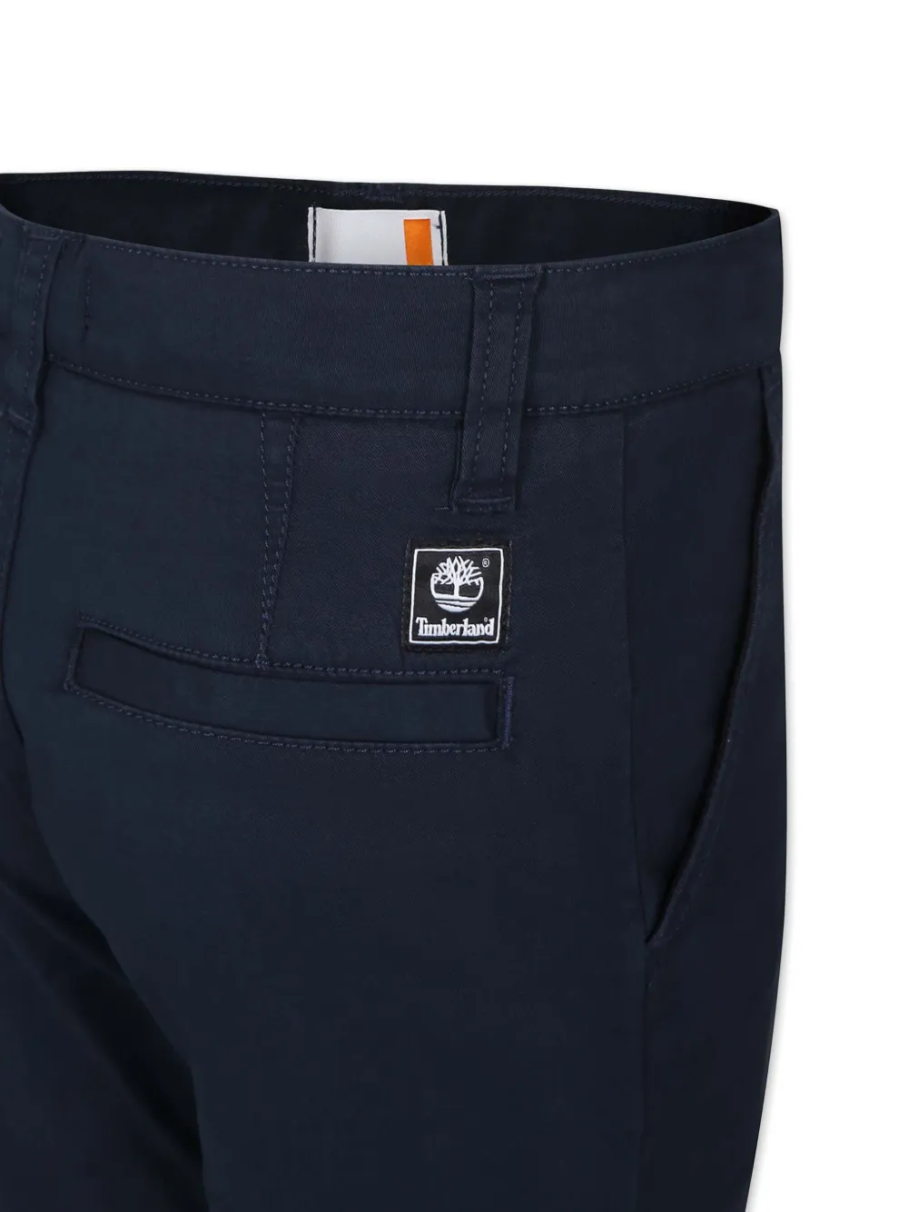 Timberland Kids Skinny broek met omslag Blauw