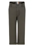 Timberland Kids turn-up straight-leg trousers - Green