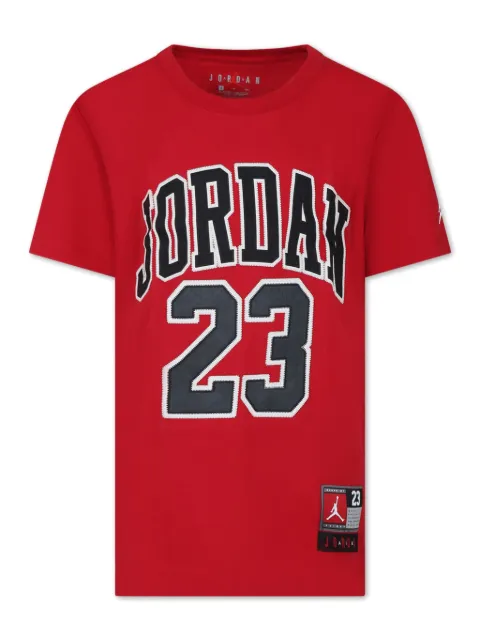 Jordan Kids logo-print cotton T-shirt