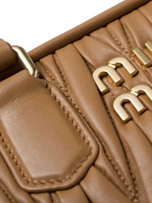 ミュウミュウ/関税送料込み ARCADIE MATELASSE TOTE BAG Miu Miu Arcadie Matelassé Tote Bag | Green | FARFETCH