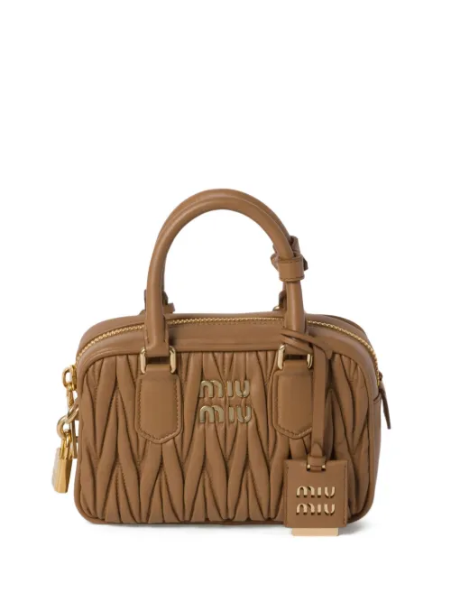 Sac matelassé Arcadie en cuir nappa - Miu Miu - Modalova