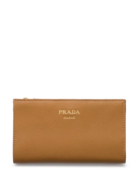 Prada bi-fold leather wallet
