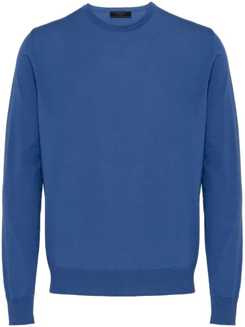Prada crew-neck superfine-wool jumper 