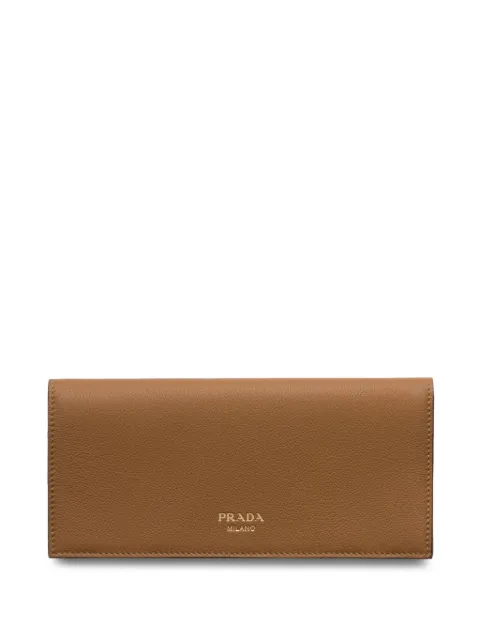 Prada leather envelope wallet