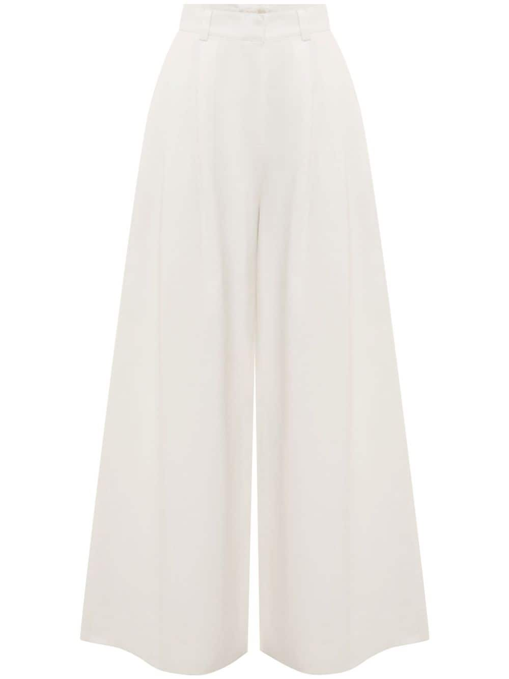 POSSE WESLEY WIDE-LEG COTTON TROUSERS