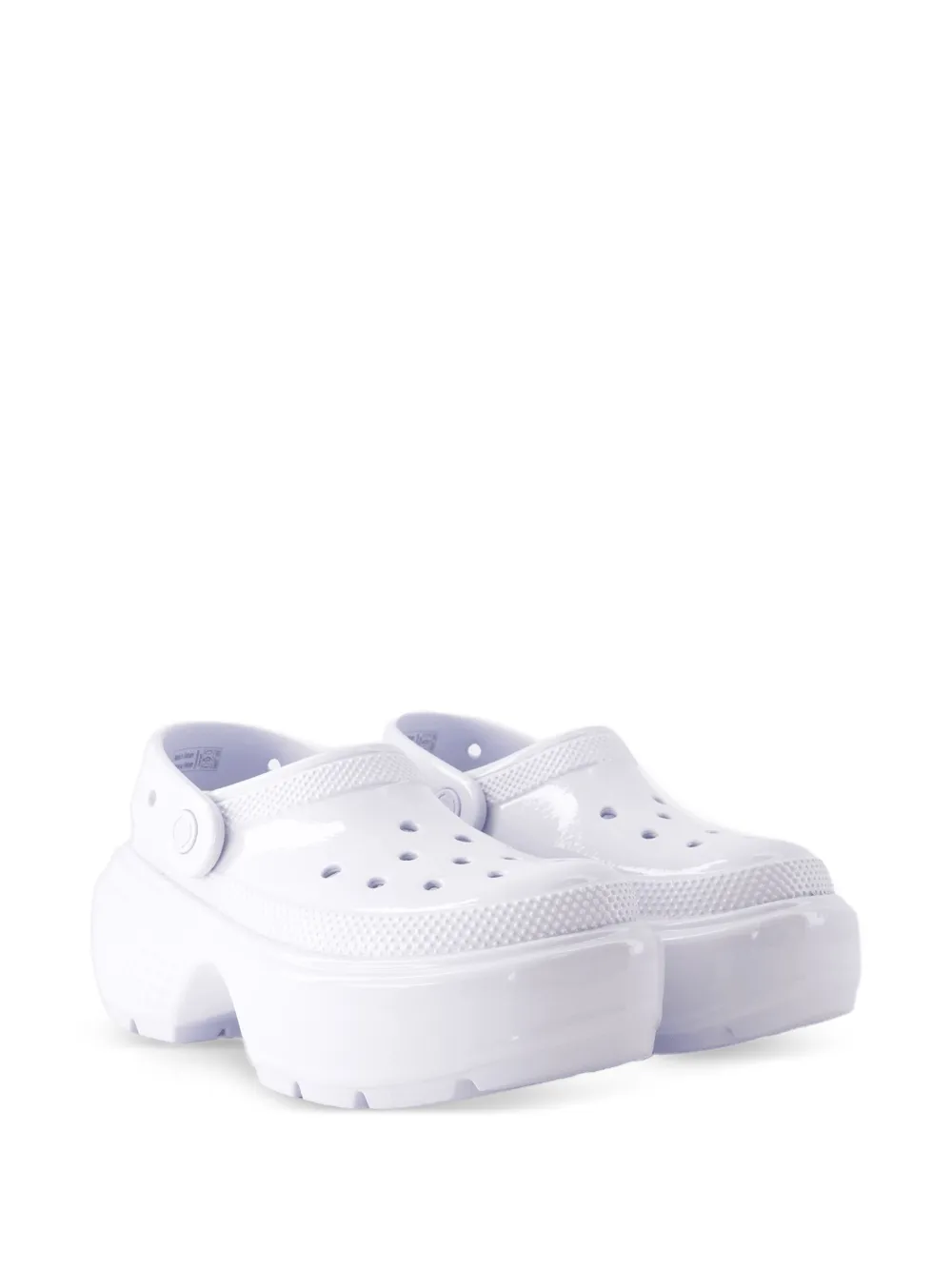 Crocs Stomp High Shine clogs White