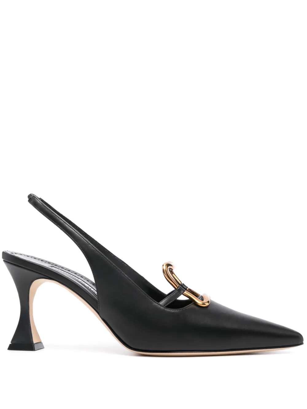 【送料込】 Manolo Blahnik パンプス スリングバック 70mm Nikkal 靴