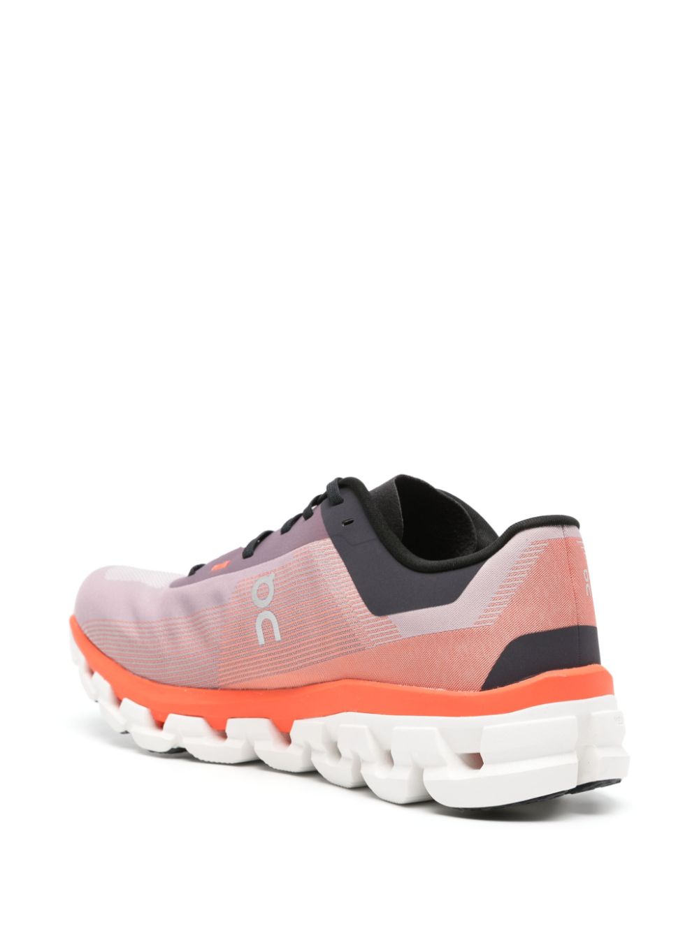 Shop On Running Cloudflow 4 Colour-block Sneakers In Orange