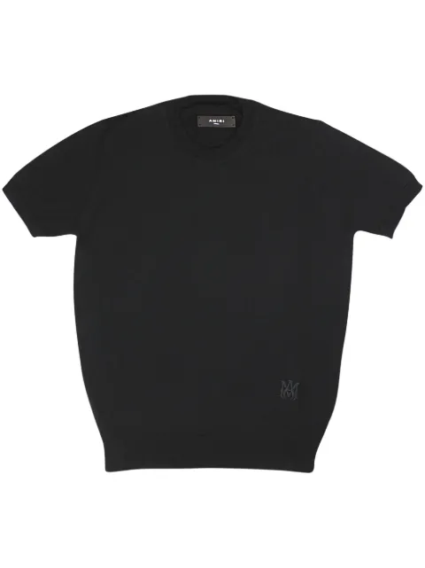 AMIRI EMBROIDERED TEE Black T-shirts "Black"