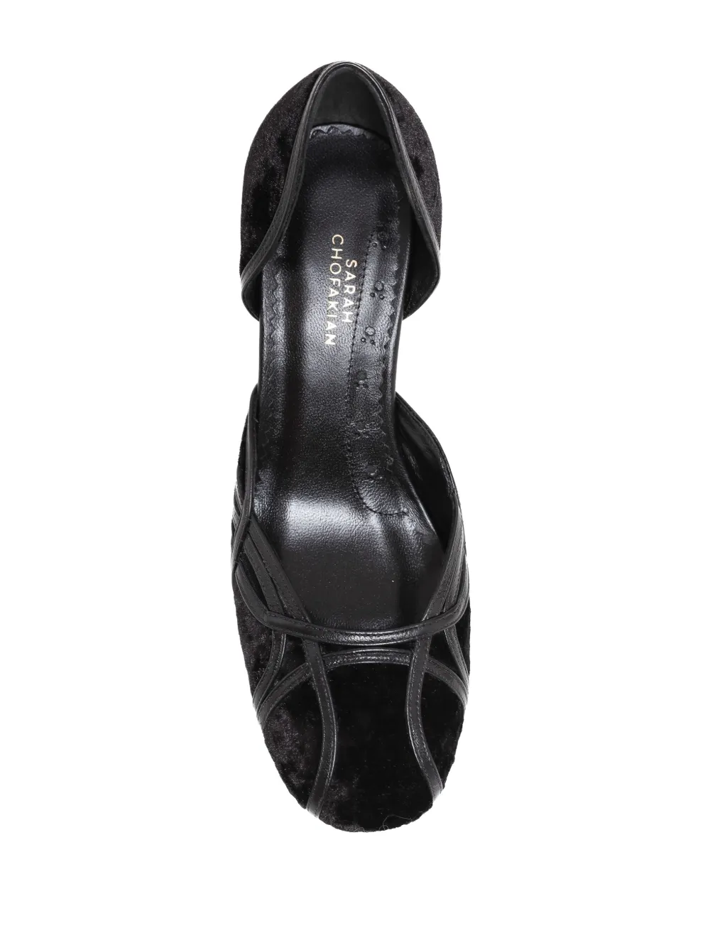 Shop Sarah Chofakian Albert 55mm Pumps In Black