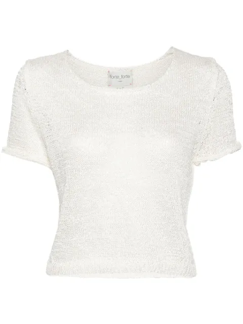 Forte Forte knitted short-sleeves jumper