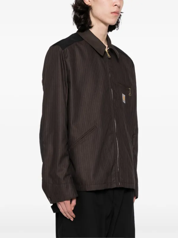 Junya Watanabe MAN x Carhartt Striped Shirt Jacket - Farfetch