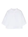 Mariella Ferrari linen polo shirt - White