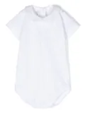 Mariella Ferrari bib-collar cotton body - White