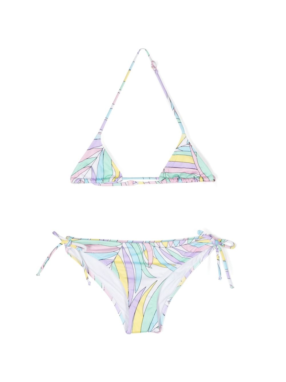 Image 1 of MC2 Saint Barth Kids Bikini mit abstraktem Print