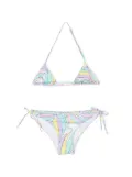MC2 Saint Barth Kids abstract-print bikini - Blue