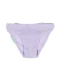 MC2 Saint Barth Kids bow-detail bikini bottoms - Purple