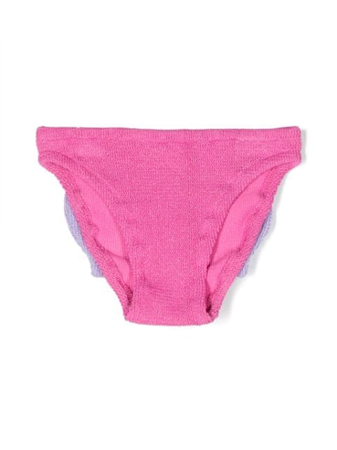 lurex bow bikini bottoms