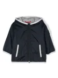 Fay Kids hooded windbreaker jacket - Blue